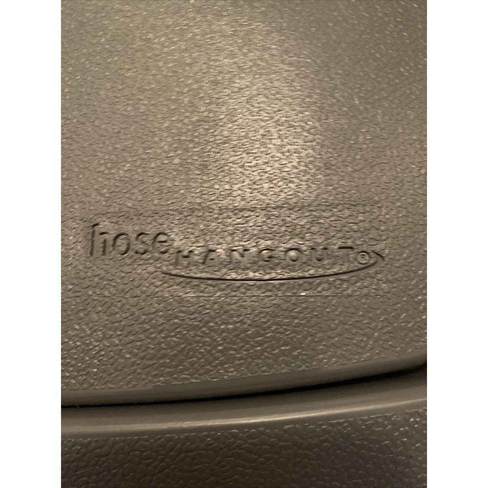 Suncast Deluxe Garden Hose Hangout w Storage Compartment Gray - Picture 3 of 12